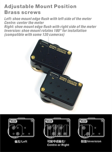 【NEW】DOOMO Meter S BRASS Version, Long Battery Life, Customizable Service