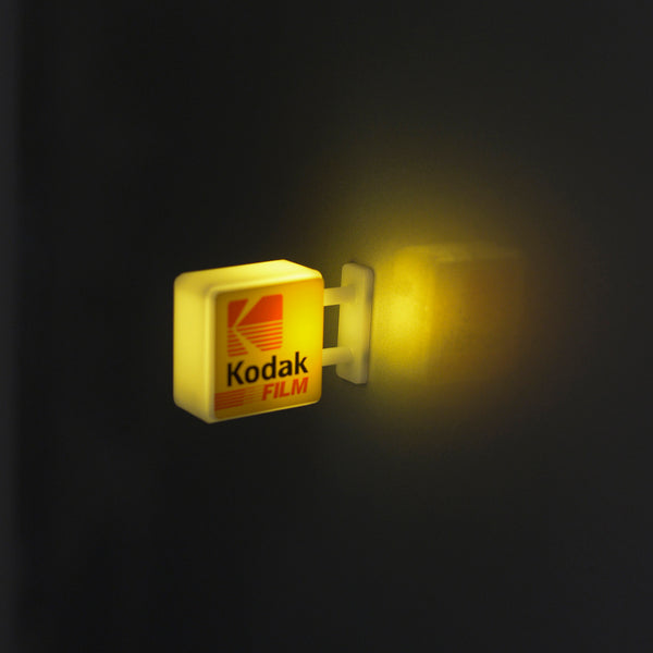 Film-themed retro refrigerator magnets with warm and cold lights