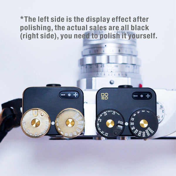 【NEW】DOOMO Meter D BRASS Version for Vintage Cameras, Customizable Pattern