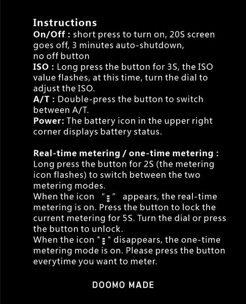 【NEW】DOOMO Meter S, New OLED design, Real-time Metering and one-time metering